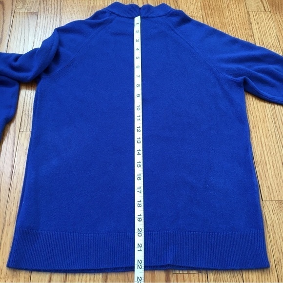Karen Scott luxsoft Mock Neck Blue Sweater - Picture 12 of 16